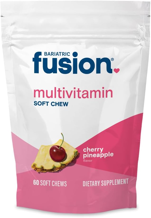 Bariatric Fusion Bariatric Multivitamin Chewable Soft Chew – Cherry Pineapple (60 Count) - görsel 1