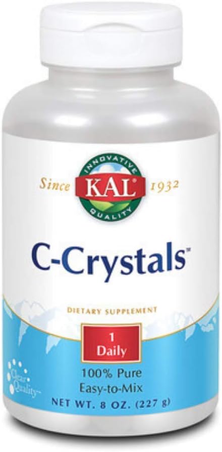KAL Vitamin C Crystals Unflavoured, 1250 mg, 227 g - görsel 1