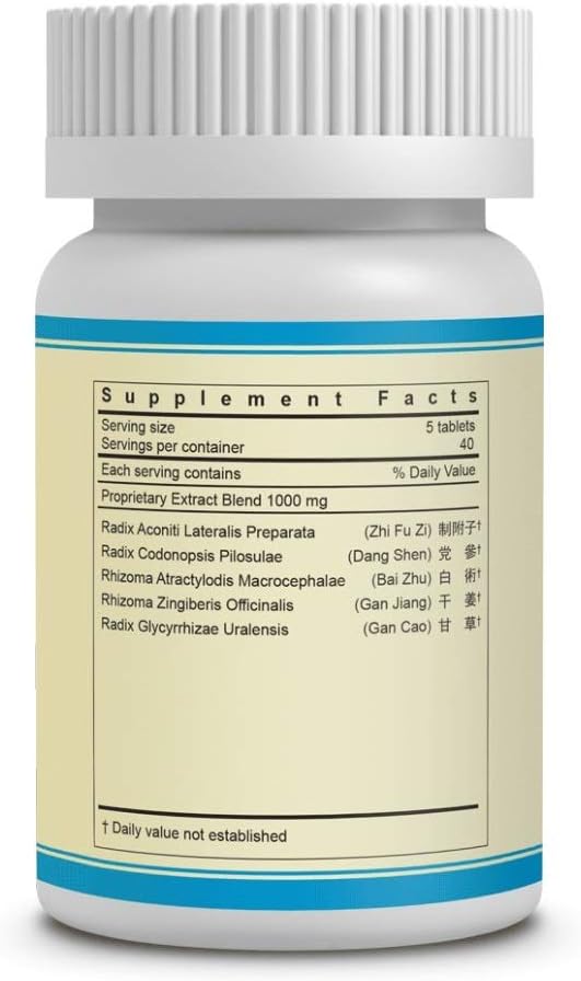 Fu Zi Li Zhong Pian - Midwarmer - 200 mg 200 Tablets - görsel 2