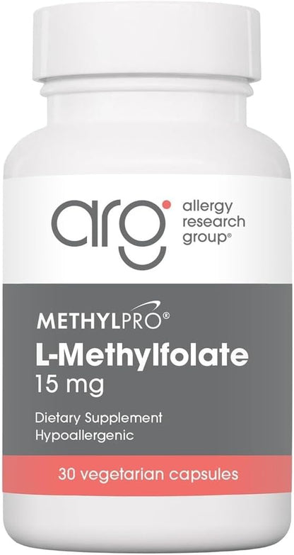 MethylPro L-Methylfolate 15 mg - Methylated Vitamin B9 Supplement - 30 Capsules