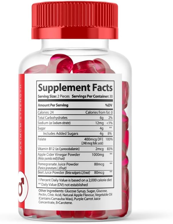 Vital Grow XL Gummies (60 Count) – Advanced Performance & Wellbeing Support - görsel 2