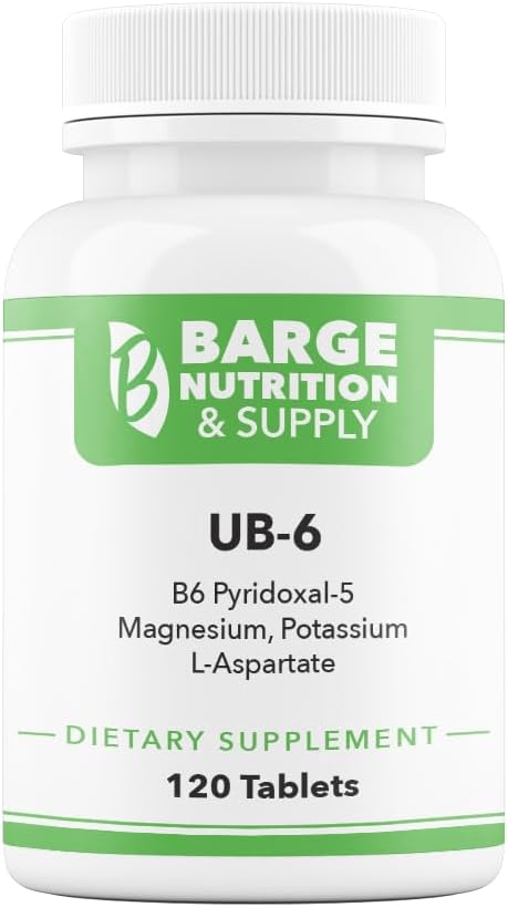 Barge Nutrition & Supply UB-6 for Neuropathy, Stress Response, and Energy Production (120 Tablets) - görsel 1