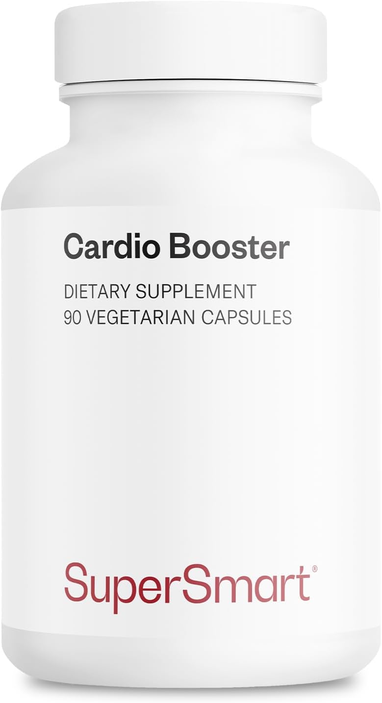 Supersmart Cardio Booster (Advanced Formula) – with Taurine, CoQ10, Potassium, Phytosterols – 90 Vegan Capsules - görsel 1
