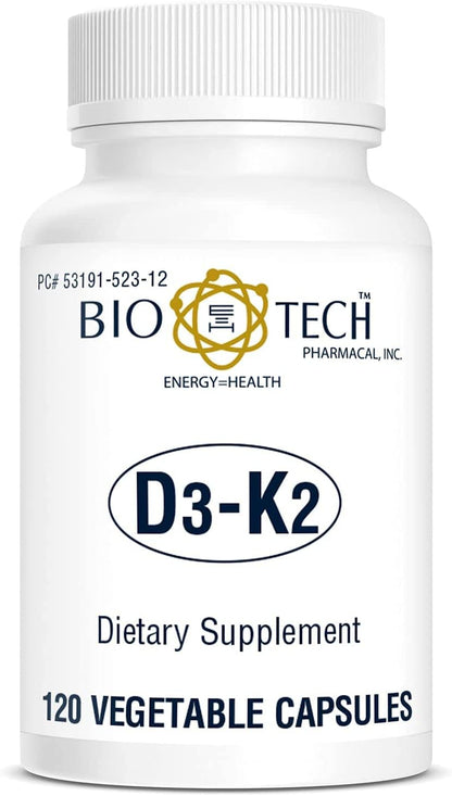 Bio-Tech D3-K2 120 Vegcaps