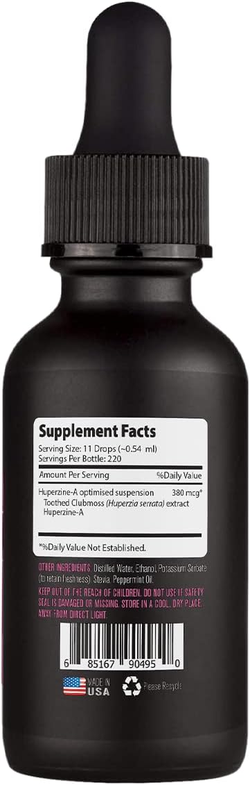 Lyfetrition Huperzine-A Supplement 380 mcg, 118 ml Liquid, 220 Servings - görsel 5