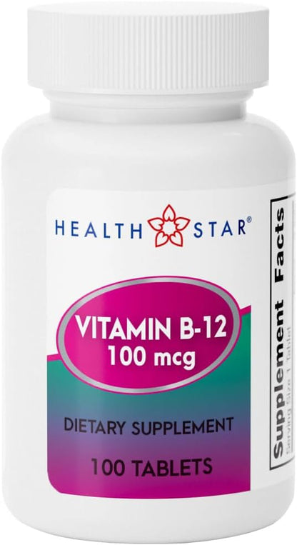 GeriCare Vitamin B6 100mg, 100 Tablets