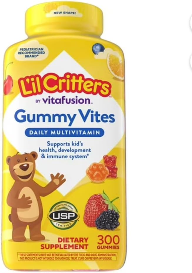 Gummy Vites Children's Multivitamin, 300 Count – Essential Daily Nutrition for Kids - görsel 1