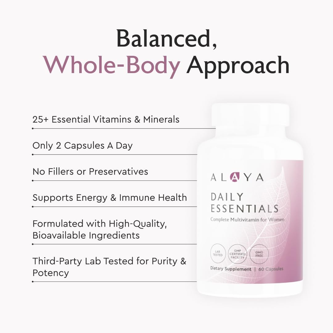 Alaya Naturals Daily Essentials Multivitamin for Women - görsel 4