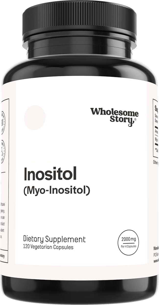 Wholesome Story Myo-Inositol Supplement - 2000mg per Serving, 120 Capsules - görsel 1