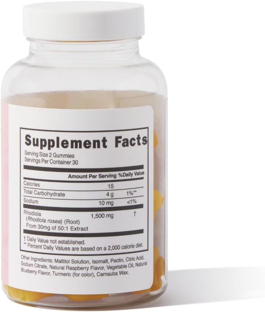 MAKE TIME Women's Rhodiola Gummies for Brain Health and Stress - görsel 5