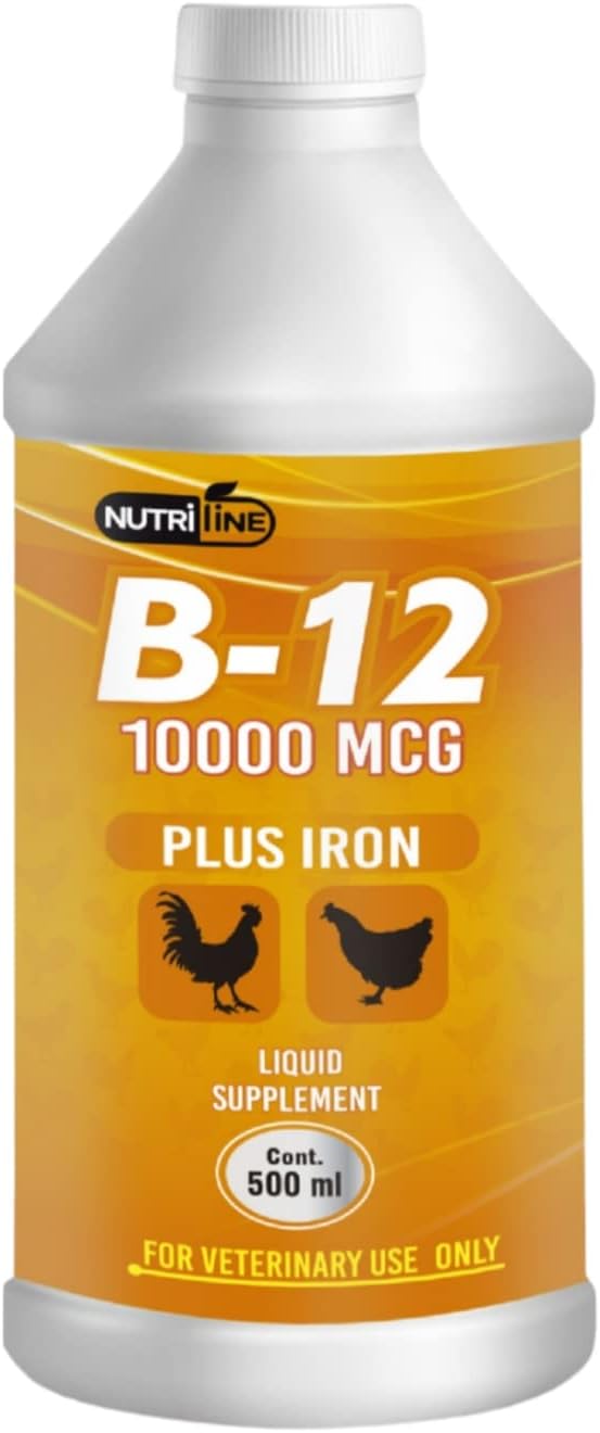 NUTRILINE B-12 for Poultry - Multivitamin Booster for Rooster, Hens, Chicken, Vitamin Recovery Liquid 473 ml - görsel 1