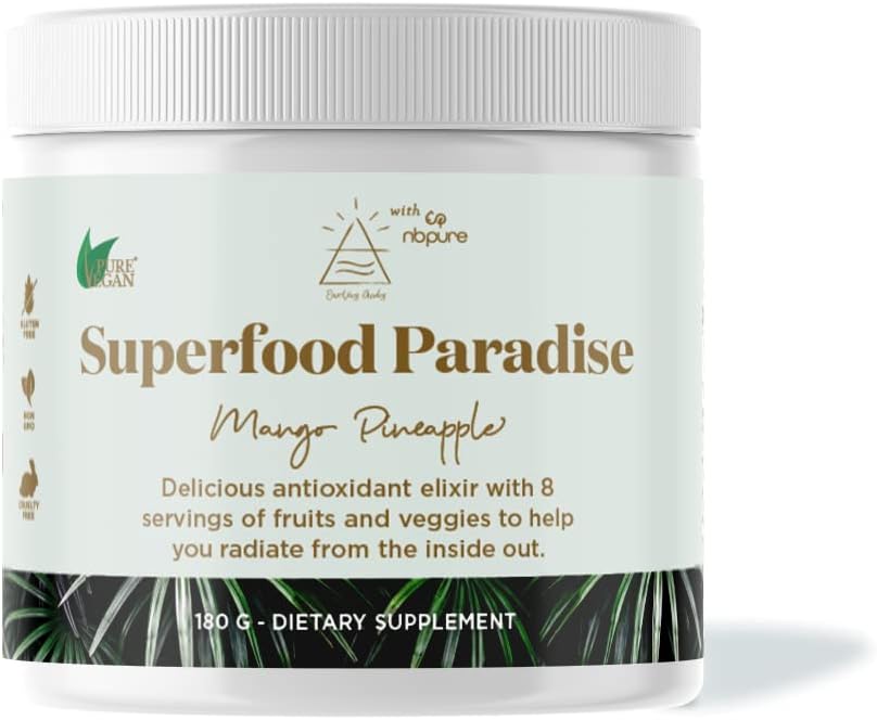 nbpure Earthy Andy Superfood Paradise, Mango Pineapple, 30 Servings - görsel 1