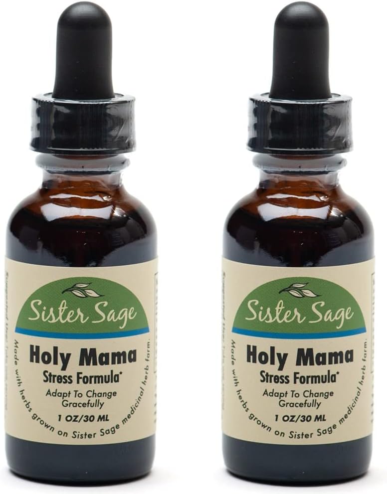 Holy Mama, Natural Holy Basil Tincture (30 ml, 2 Pack) - görsel 1