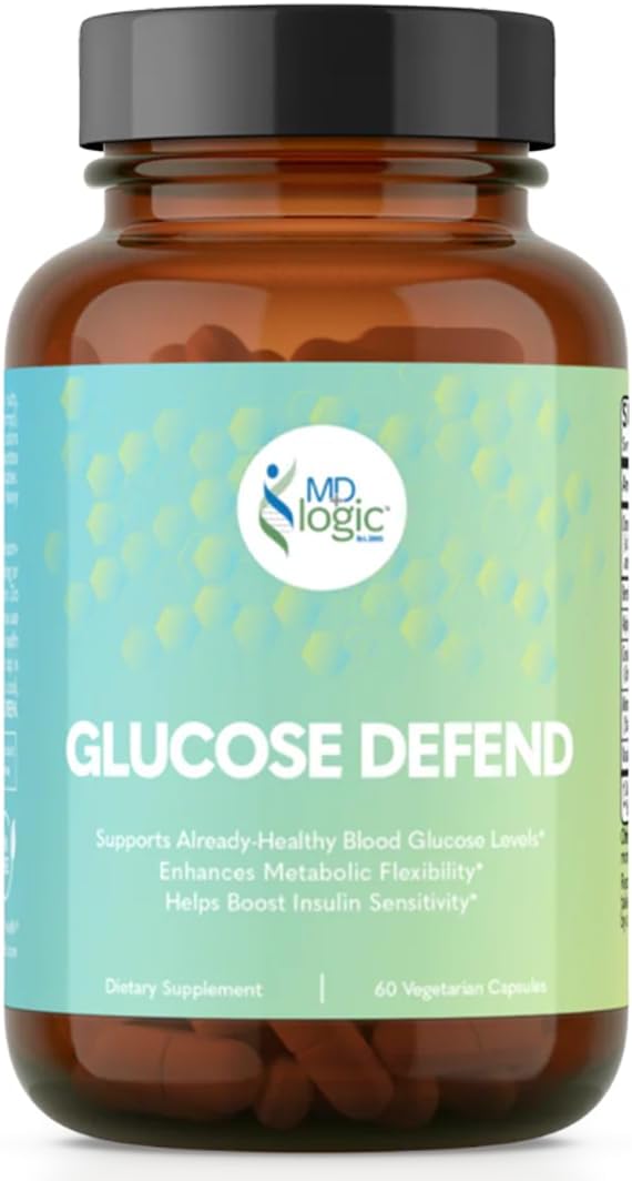 Glucose Defend Featuring Berberine, Alpha-Lipoic Acid, CinSulin® Cinnamon, Crominex 3+®, Momordica Charantia Extract, Vanadium - 60 Vegan Capsules - görsel 1
