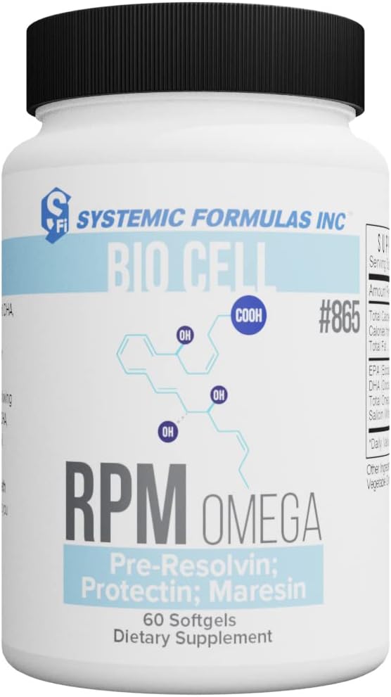 Systemic Formulae RPM Pre-Resolvin; Protectin; Maresin - Cardiovascular & Brain Support, 60 Capsules - görsel 1