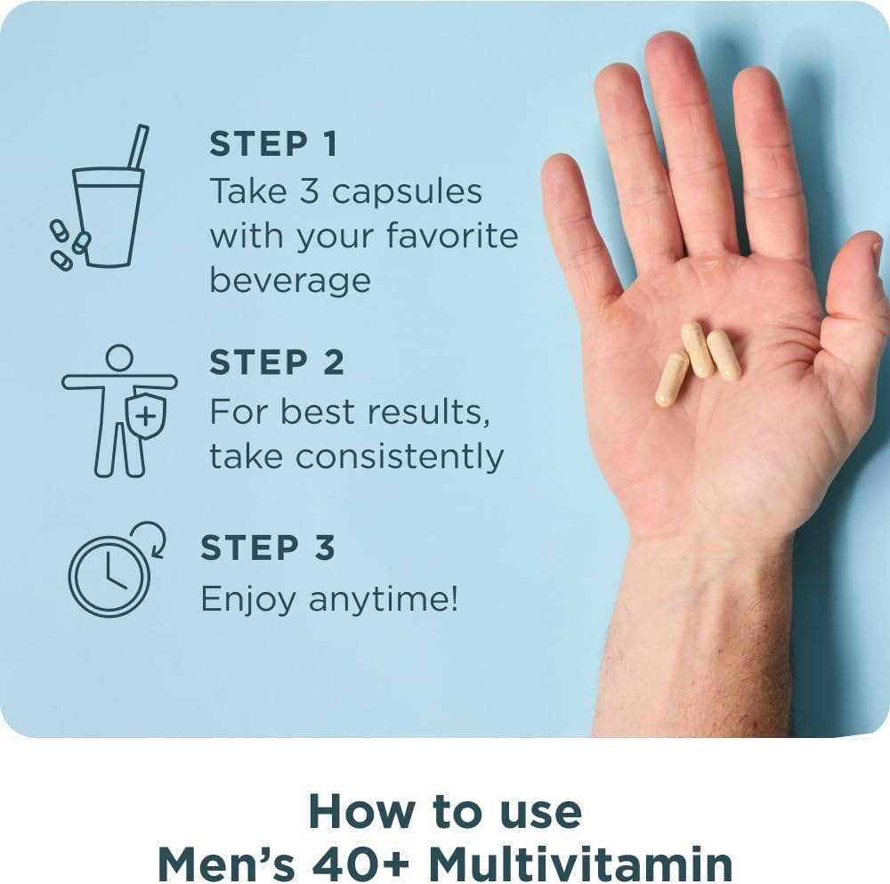 Ancient Nutrition Men's 40+ Multivitamin, 90 Capsules - görsel 7