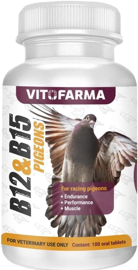Vitamin B15 & B12 100 Tablets for Pigeons - görsel 1