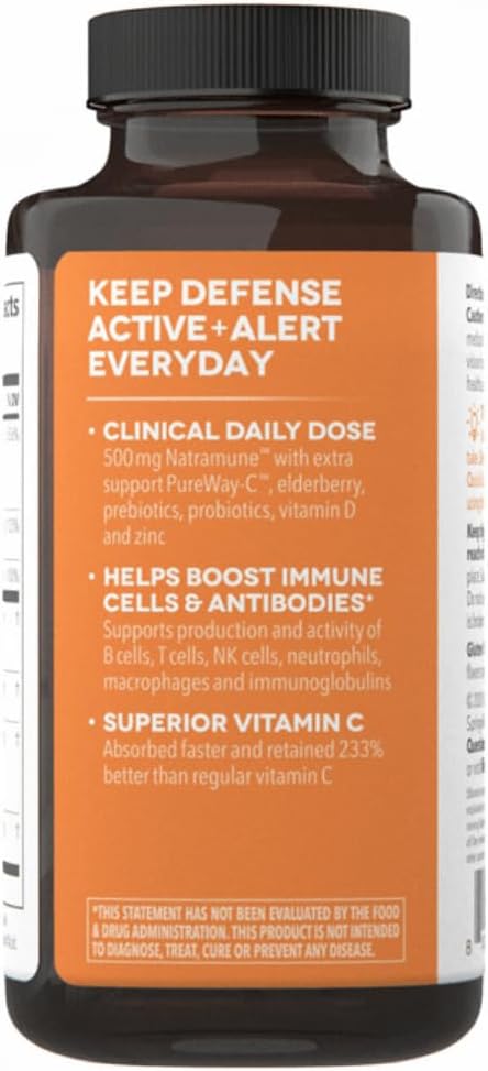 LifeSeasons Clinical Immunity – Daily Boost – Immune Support Supplement with Prebiotics, Probiotics, Elderberry, Zinc & Vitamin C + D3 (60 Capsules) - görsel 5