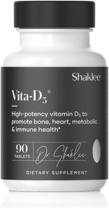 Shaklee Vita-D3® 2,000 IU (50 mcg) – High-Strength Vitamin D3 for Bone, Muscle and Immune Health | 90 Tablets