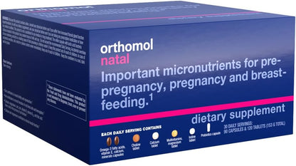 Orthomol Natal Antenatal Supplement - 30 Daily Packs (Tablets & Capsules)