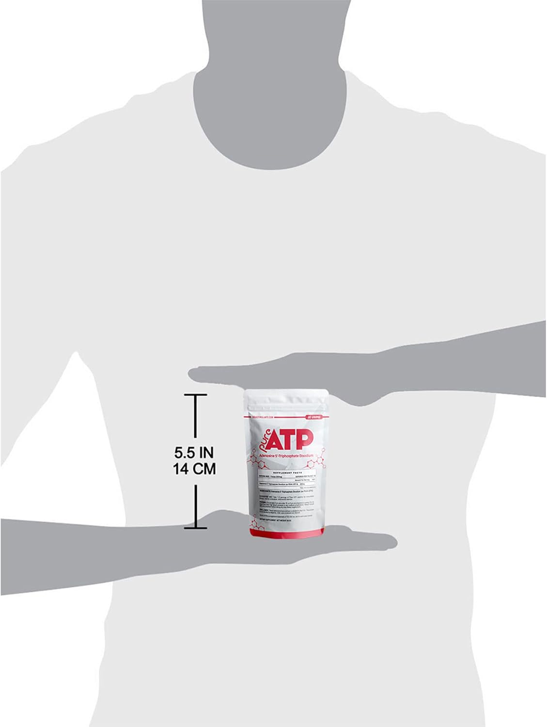 BulkStimulants Pure ATP Adenosine Triphosphate Powder – Increase Energy, Endurance, Strength, Recovery & Muscle Pump – 20 Grammes - görsel 7