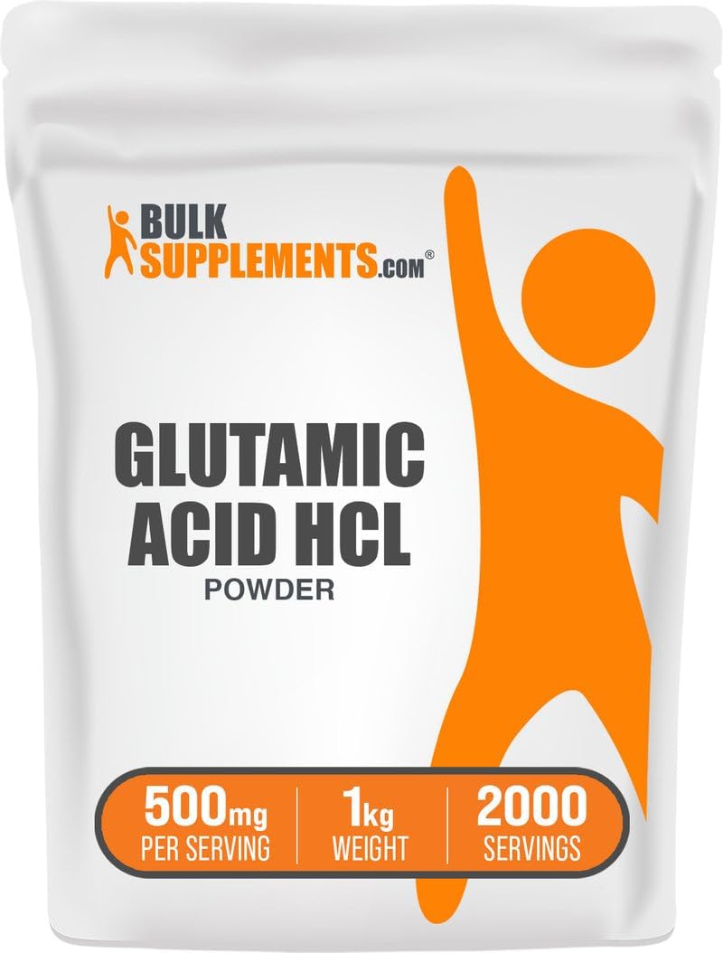 L-Glutamic Acid HCl Powder (500mg per Serving, 100g) - Unflavoured, Gluten-Free Amino Acid Supplement - görsel 7