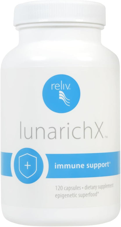 RELIV LunaRich X - Lunasin Extract Capsules for Healthy Ageing and Immune Support (120 Count)