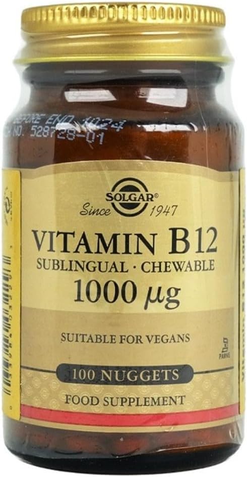 Solgar Vitamin B12 1000mcg, 100 Nuggets - görsel 1