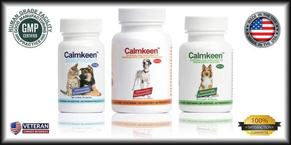 Calmkeen 225 mg 60 Capsules Nutritional Supplement for Medium Dogs 10 kg and Up (Formerly Calmkene)