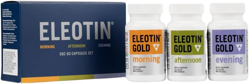 Eleotin Gold Capsules Value Pack – Metabolism and Circulation Support, 3 Bottles of 60 Capsules - görsel 1