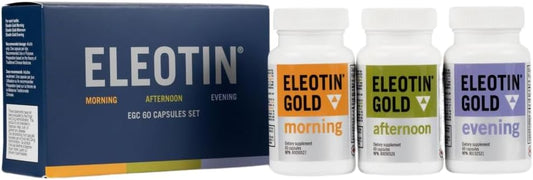 Eleotin Gold Capsules Value Pack – Metabolism and Circulation Support, 3 Bottles of 60 Capsules