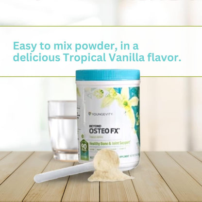 Youngevity Beyond Osteo FX - Tropical Vanilla | Bone Health Support | Multivitamin Powder | 6 Canisters