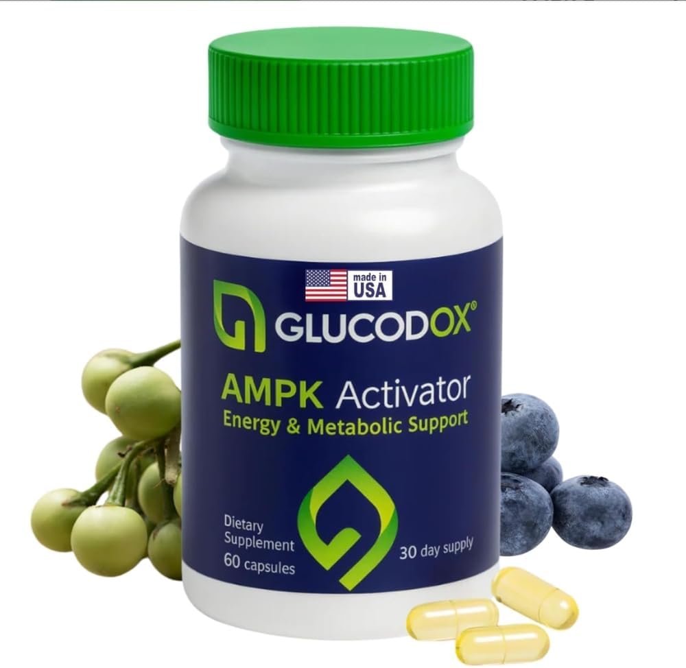 GlucodOX AMPK Activator Supplement – Guggul Extract for Metabolic Support & Longevity - görsel 1