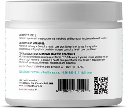 Inositol Supplement - Myo-Inositol and D-Chiro Inositol with Active Folate - Ideal 40:1 Ratio (60 Servings, 129g Jar)