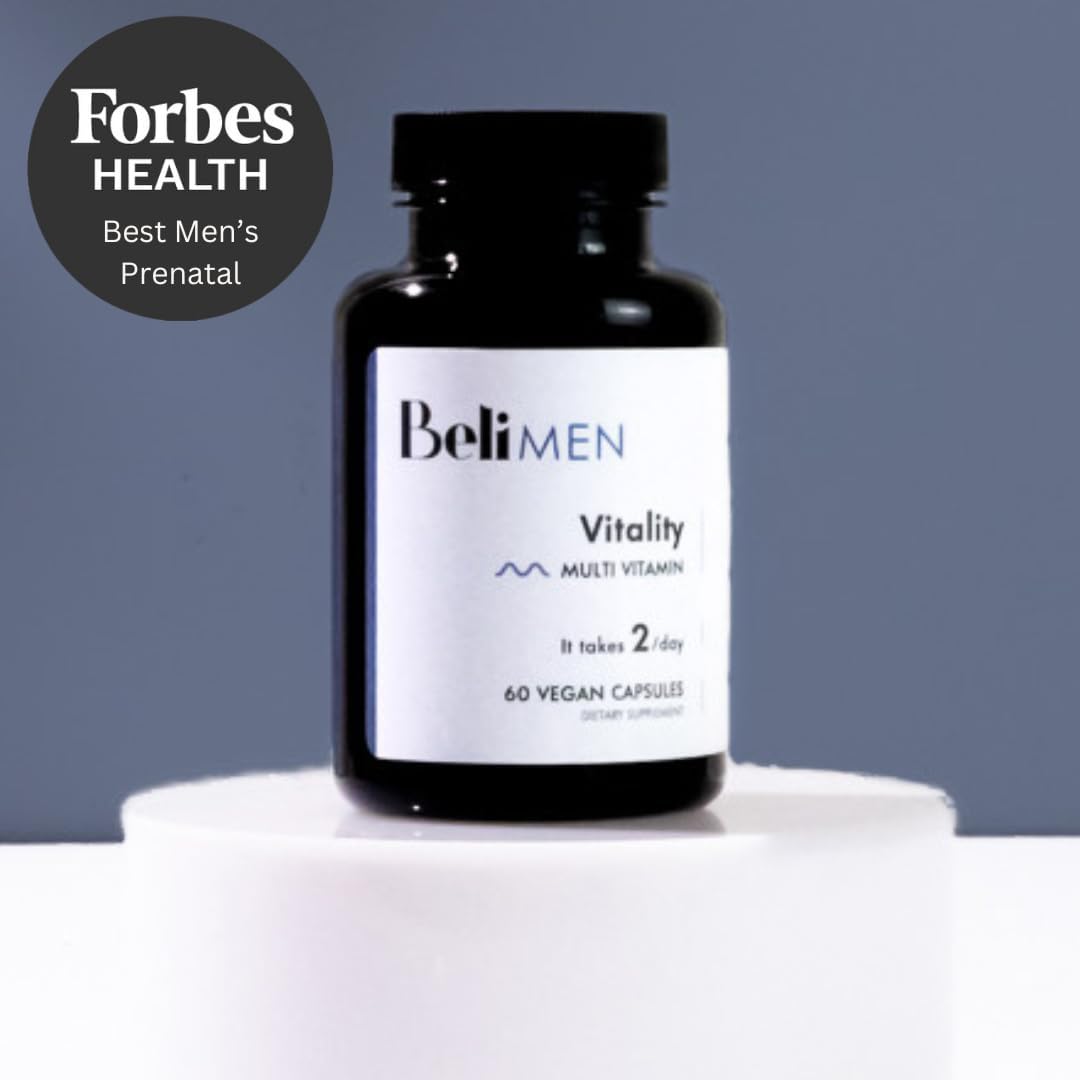 Beli Men Prenatal Multivitamin – Preconception Fertility Support with Vitamin E, B6, B12, Zinc, Folate & CoQ10, 60 Capsules (30-Day Supply) - görsel 3