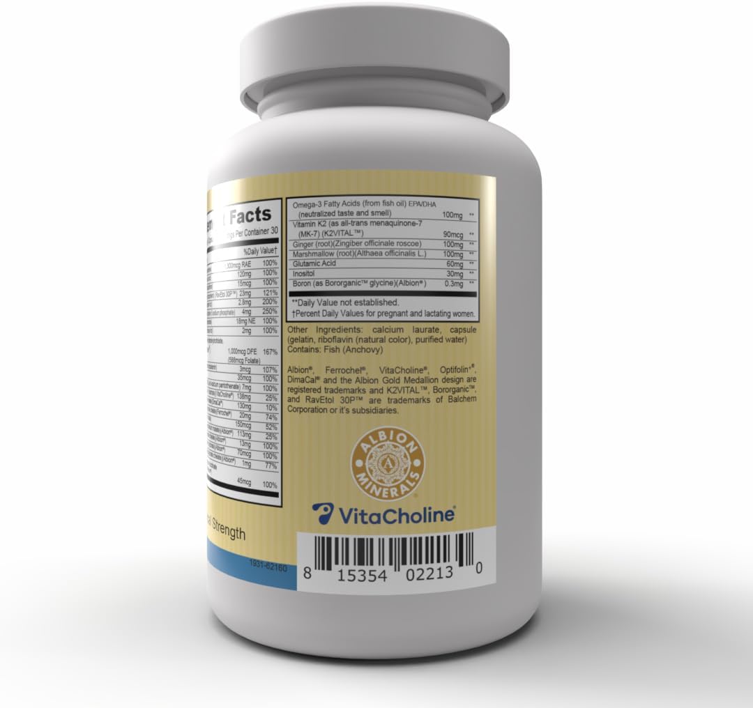 Priority One Vitamins Opti-Prenatal (120 Capsules) - Support for the Nutritional Needs of Mum and Baby - görsel 4