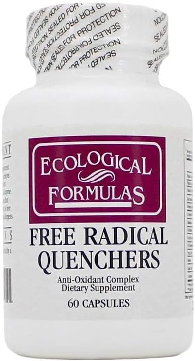 Ecological Formulae Free Radical Quenchers – Antioxidant Supplement, 60 Capsules - görsel 1