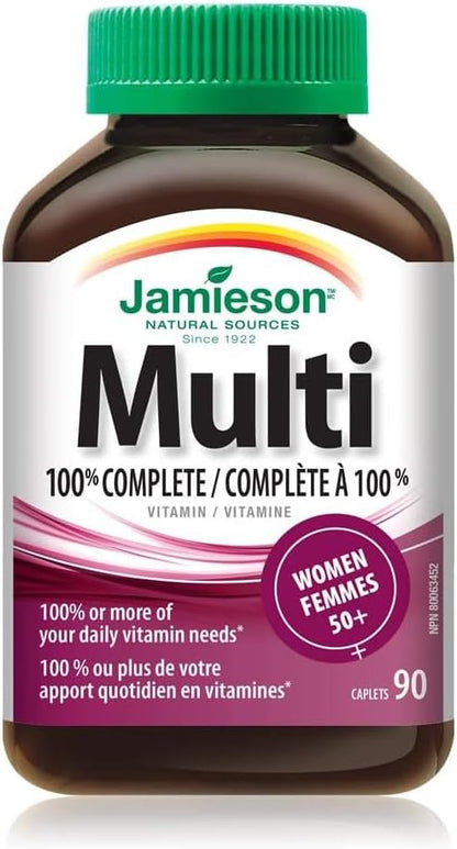 Jamieson Multi Complete Vitamin for Women 50+ 90 Caplets