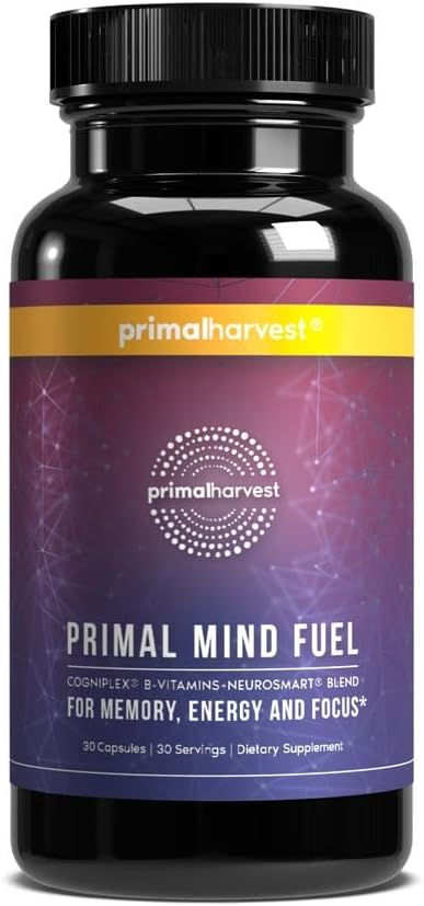 Primal Mind Fuel Brain Supplement for Focus, Energy and Clarity - 30 Capsules - görsel 1