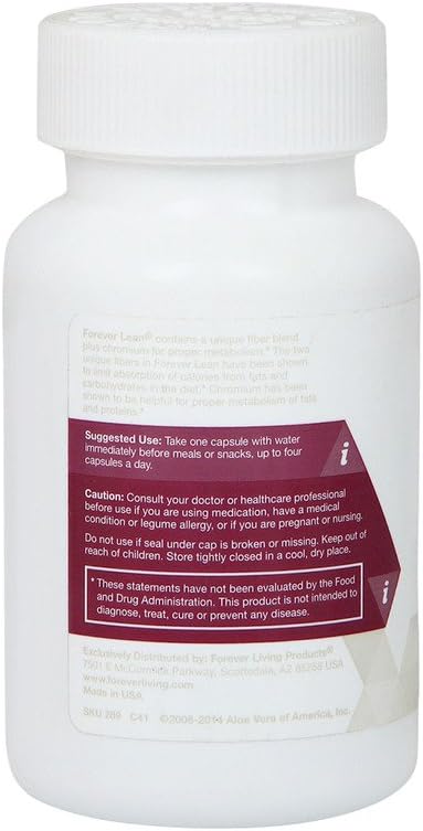 Forever Lean - Vegan & Gluten-Free Weight Management Supplement - 120 Capsules - görsel 2