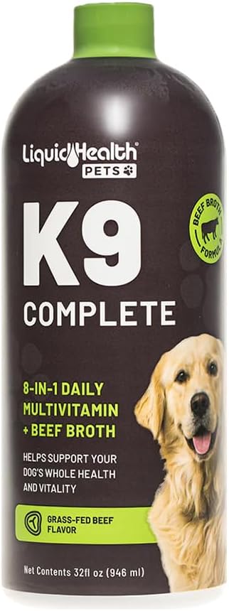 LIQUIDHEALTH K9 Complete 8-in-1 Liquid Multivitamin for Dogs (946 ml) - görsel 1