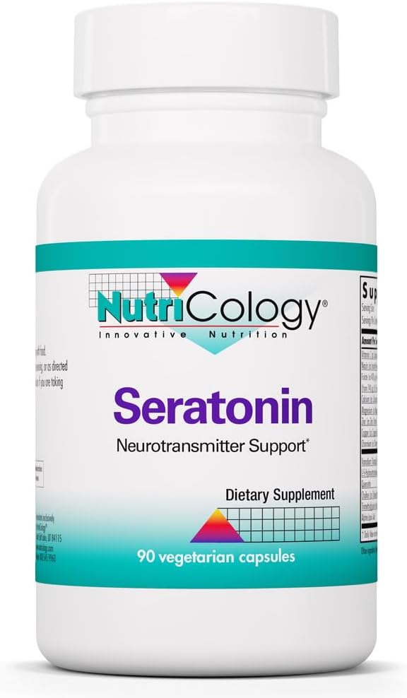 NutriCology Serotonin - Serotonin Support Supplement, 90 Capsules - görsel 1