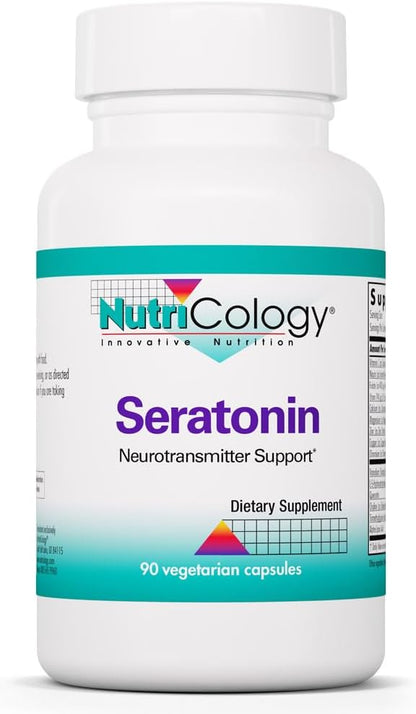 NutriCology Serotonin - Serotonin Support Supplement, 90 Capsules