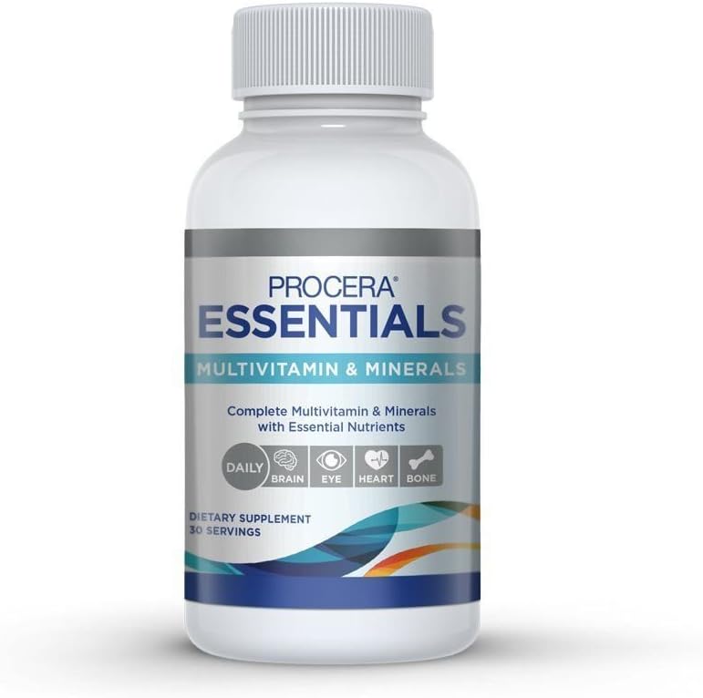 Procera Essentials Daily Immune Multivitamin - 19 Essential Vitamins, Minerals & Antioxidants - Supports Eye, Heart & Brain Function - Joint Health - Vitality & Vigour - 60 Count - görsel 1