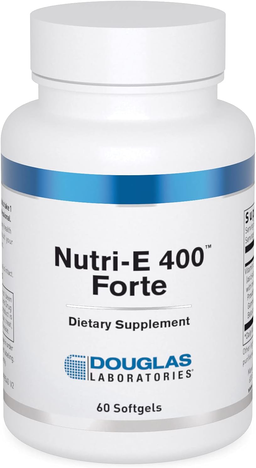 Douglas Laboratories Nutri E-400 Forte - Vitamin E 400 IU, 60 Capsules - Antioxidant & Immune Support - görsel 1