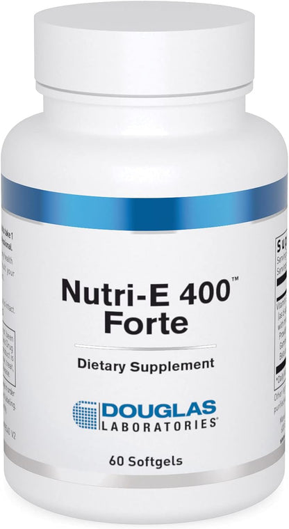 Douglas Laboratories Nutri E-400 Forte - Vitamin E 400 IU, 60 Capsules - Antioxidant & Immune Support