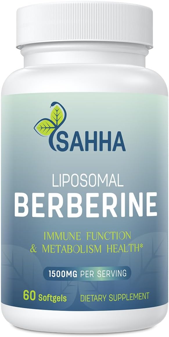 Sahha Liposomal Berberine HCL 1500mg – High Bioavailability Supplement for Men and Women (2 Pack) - görsel 9