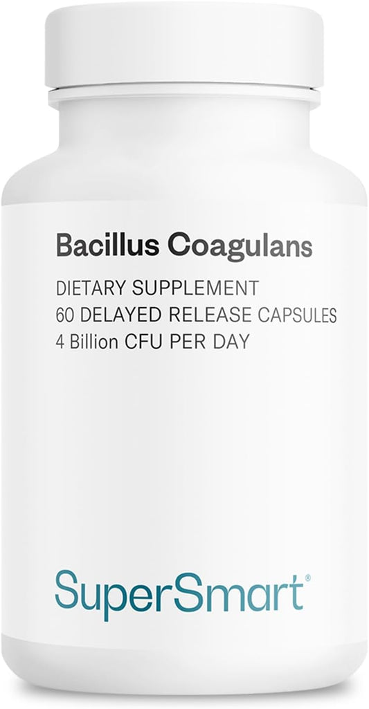 Supersmart Bacillus Coagulans Probiotic | 4 Billion CFU | Delayed Release | 60 Capsules