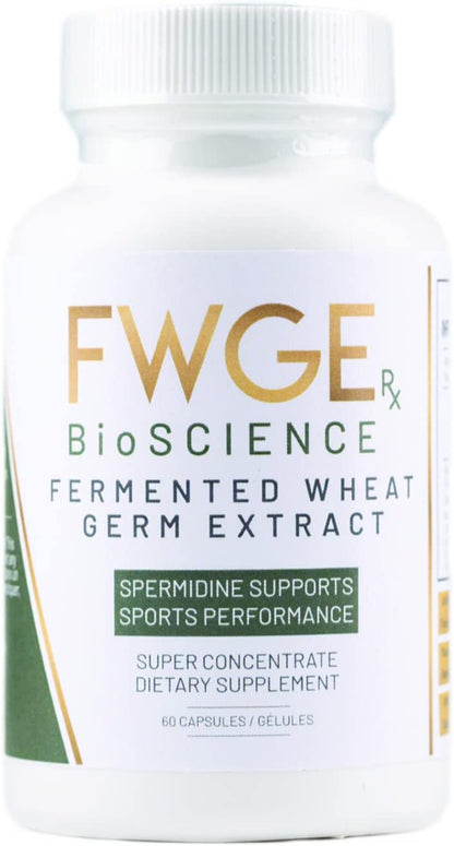 Spermidine Immune Defence and Cellular Health - Fermented Wheat Germ Extract, 60 Capsules