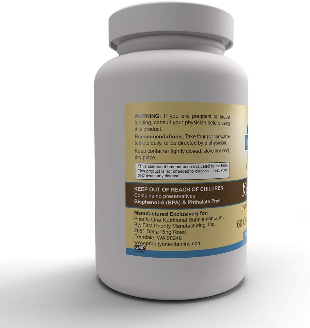 Priority One Vitamins Kindermune Immune Support Chewable Tablets - Natural Cherry Flavour - görsel 5